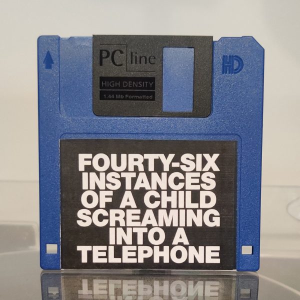 FOURTY-SIX INSTANCES OF A CHILD SCREAMING INTO A TELEPHONE